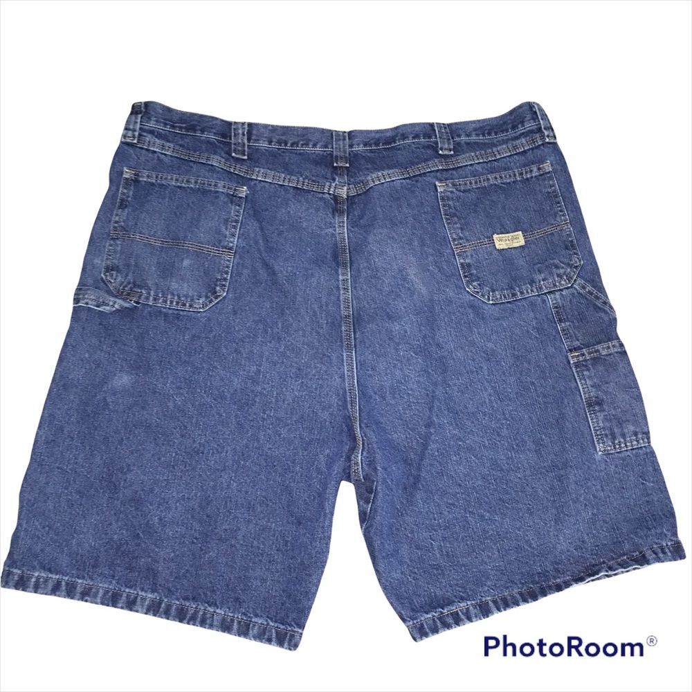 Wrangler Carpenter Jean Shrts Sz 48 Denim Cotton